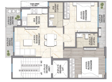 1055 Sq.Ft