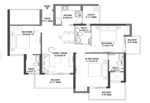 1270 Sq.Ft